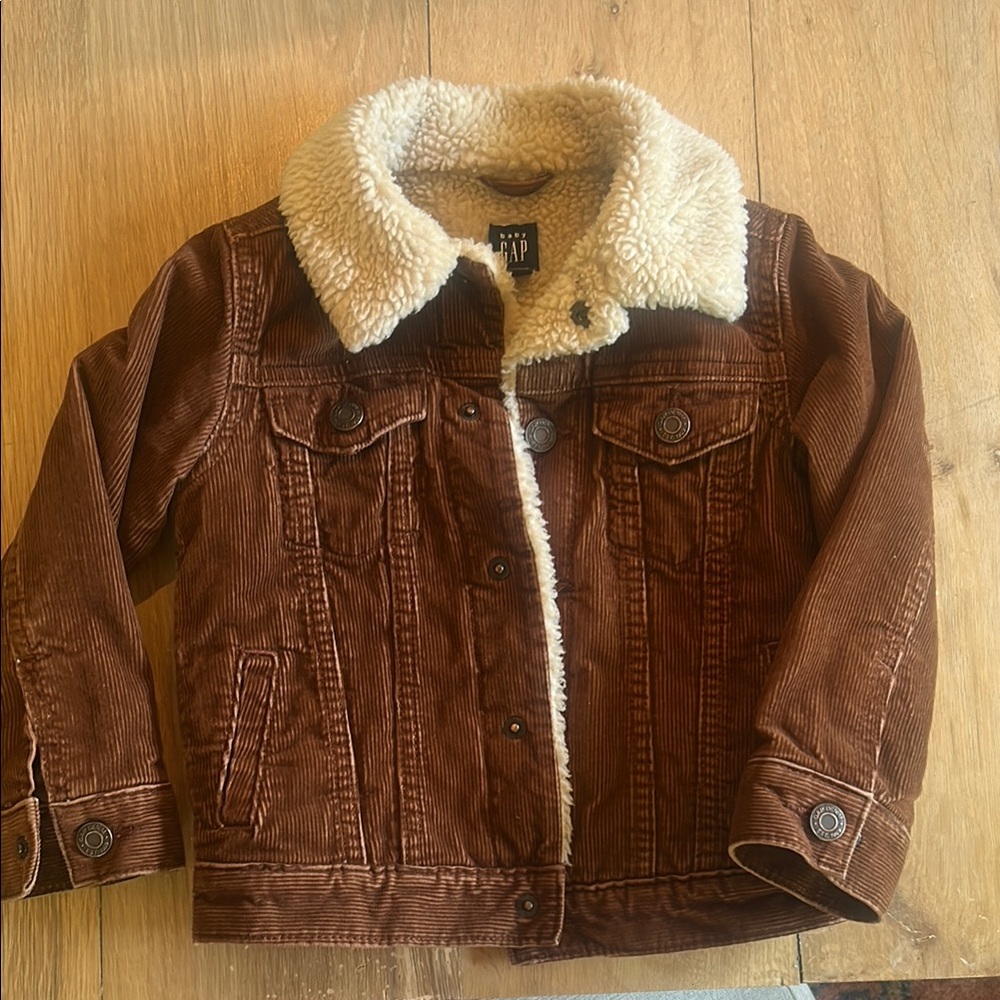 GAP corduroy Jacket with Sherpa Lining